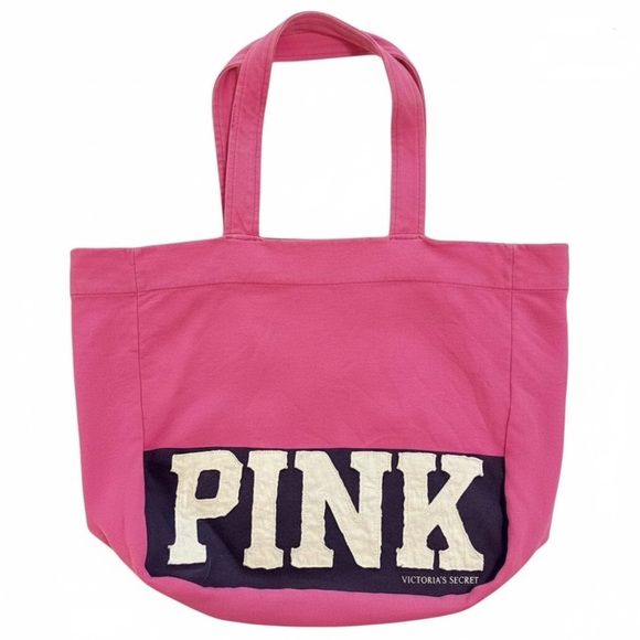 PINK Victoria's Secret Handbags - Victoria's Secret PINK Cotton Tote Bag